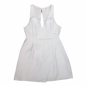 WHO AM I Bodycon Sleeveless Dress White Size 10